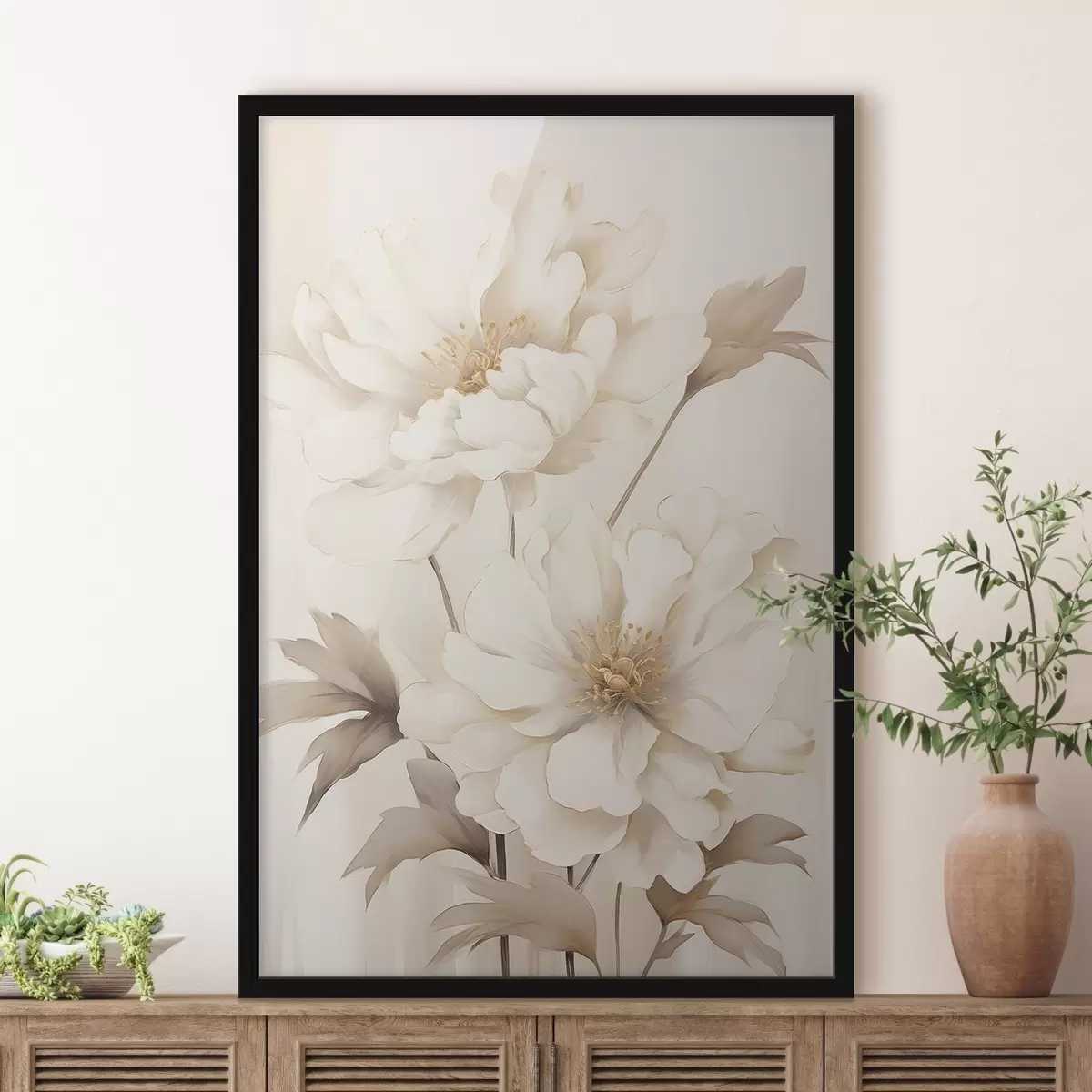 Plakat Lumivalge vintage-õis f50912