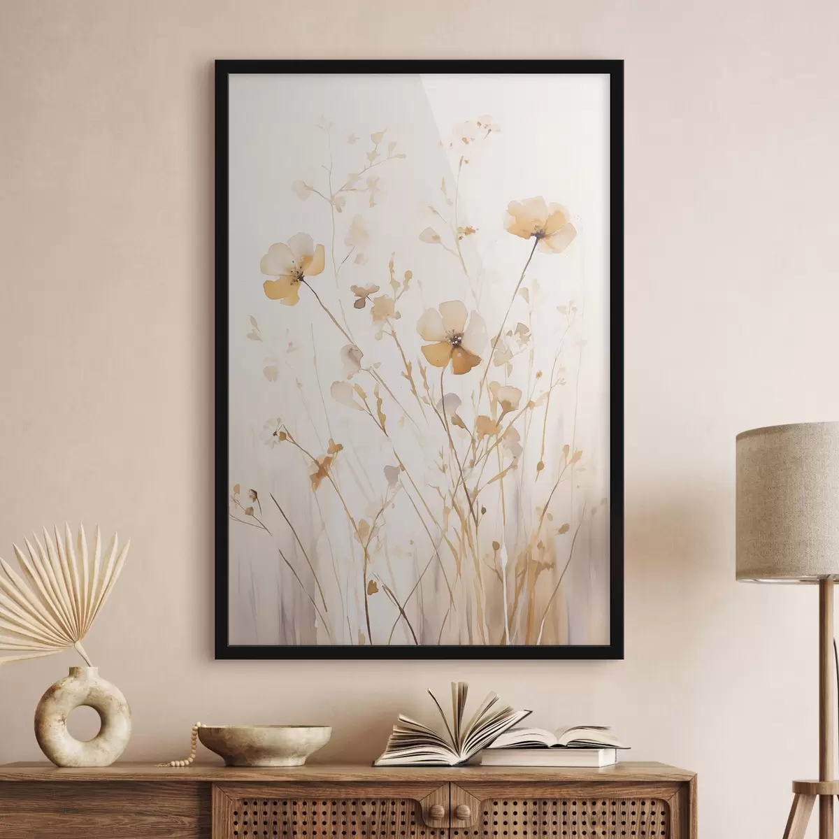 Plakat Õhulised looduslilled päikesekiirtes f50920