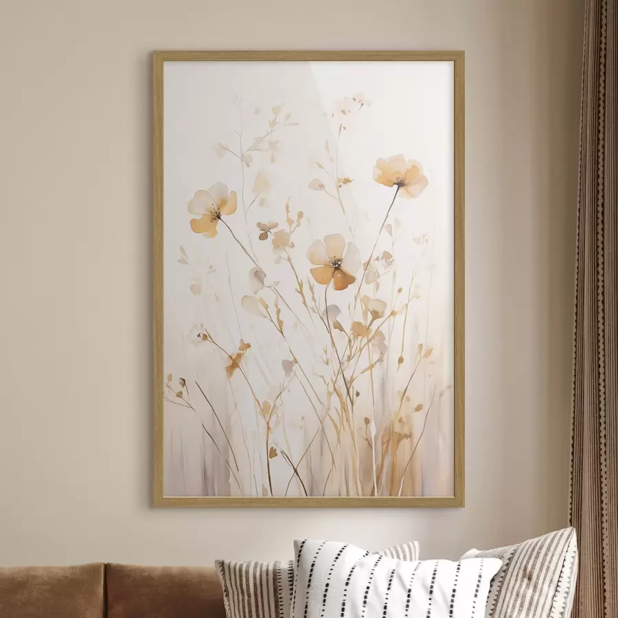 Fototapeedid Õhulised looduslilled päikesekiirtes f50920