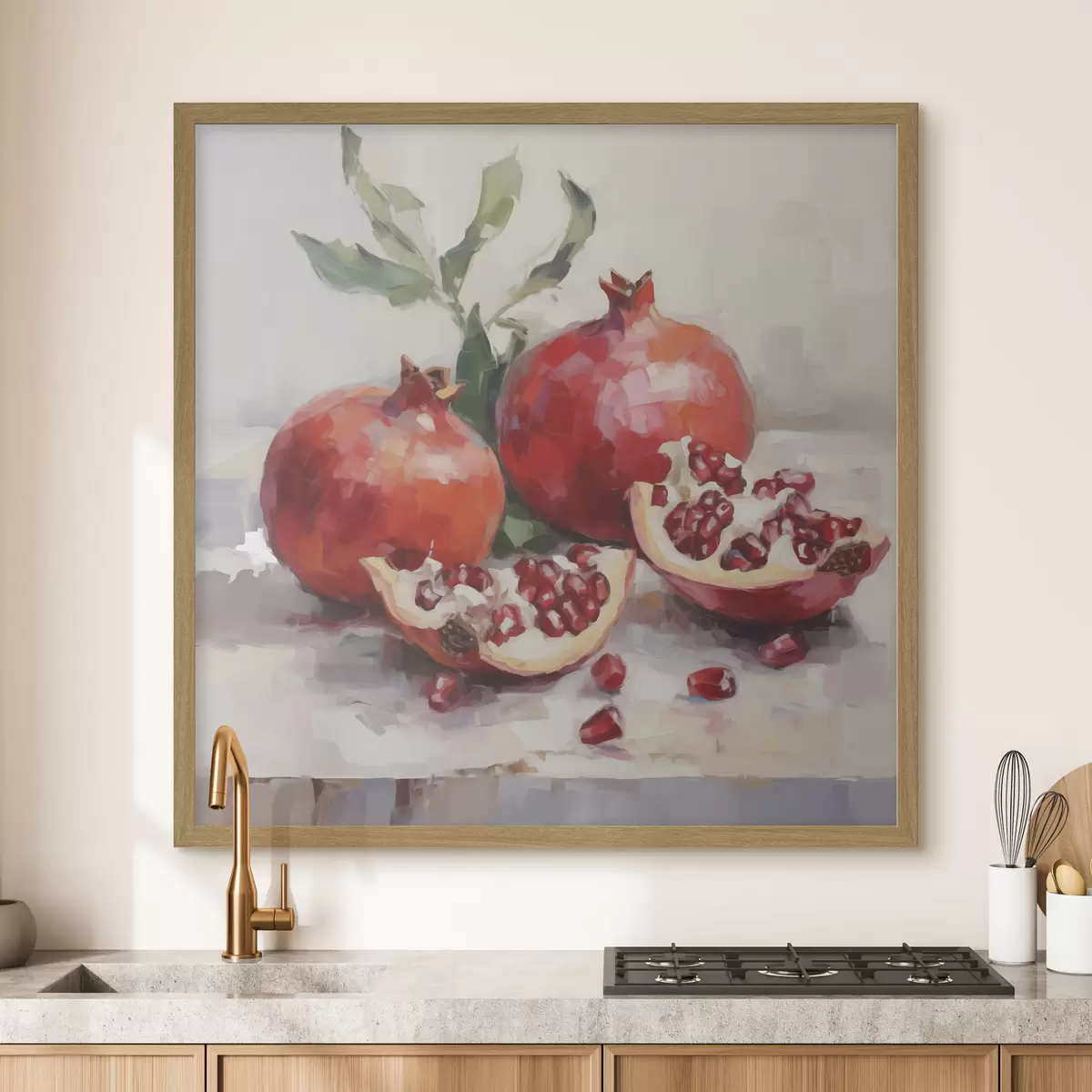 Plakat Granaatõunad, imitatsioonmaal f50982