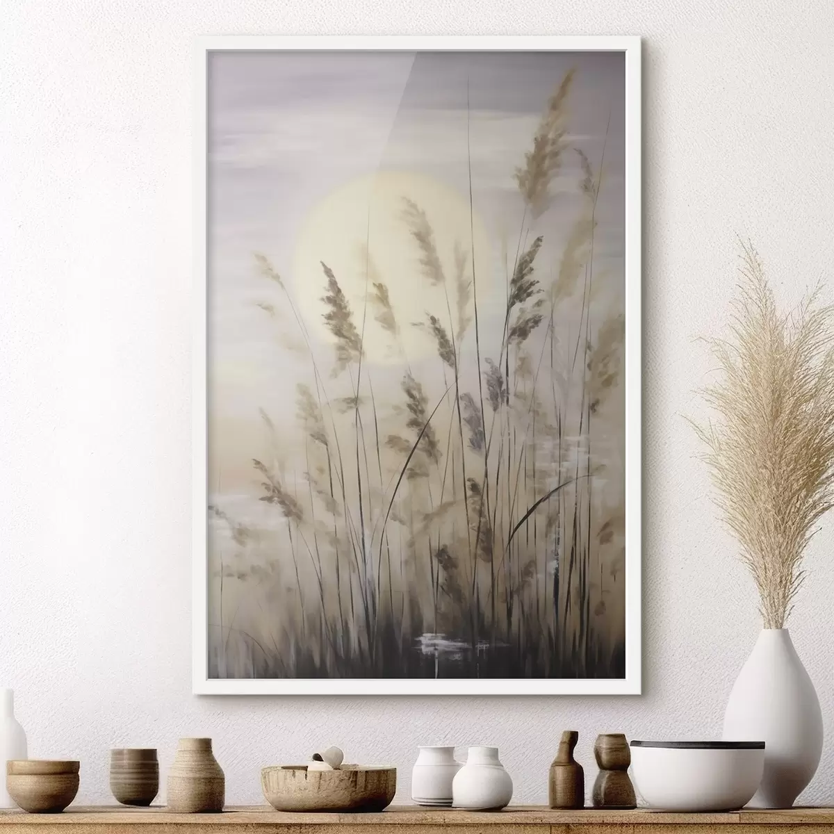 Plakat Abstraktsed maitsetaimed, maalikunsti imitatsioon f50986