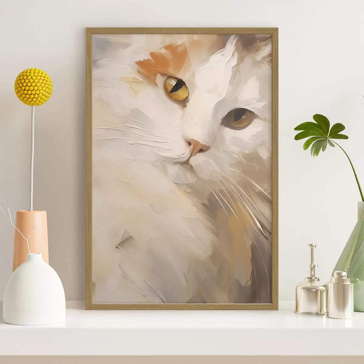 Plakat Kass, imitatsioonmaal f50987