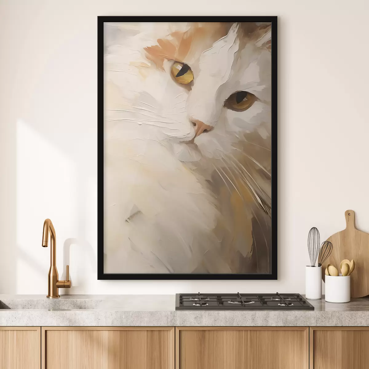 Plakat Kass, imitatsioonmaal f50987