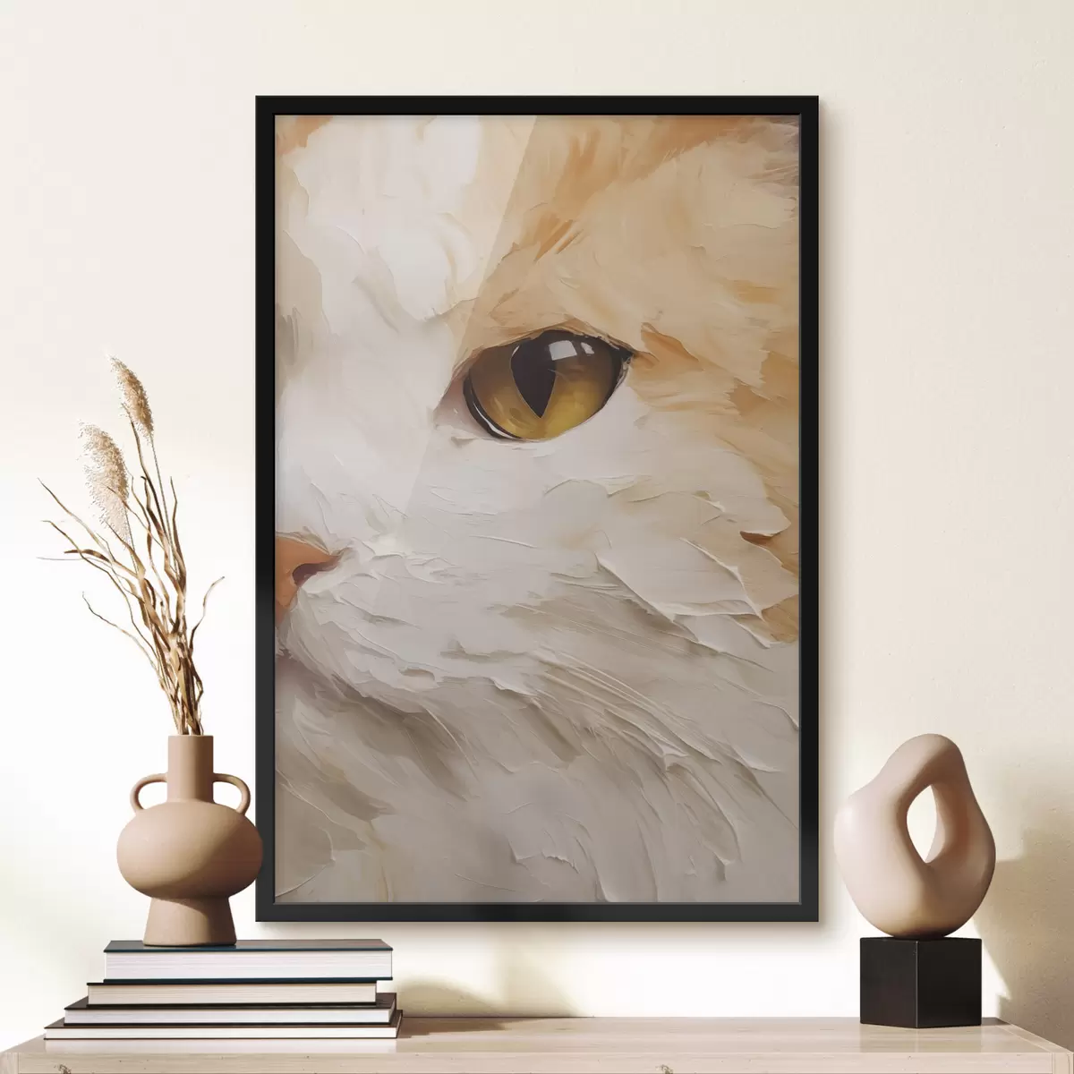 Plakat Kass, imitatsioonmaal f50988