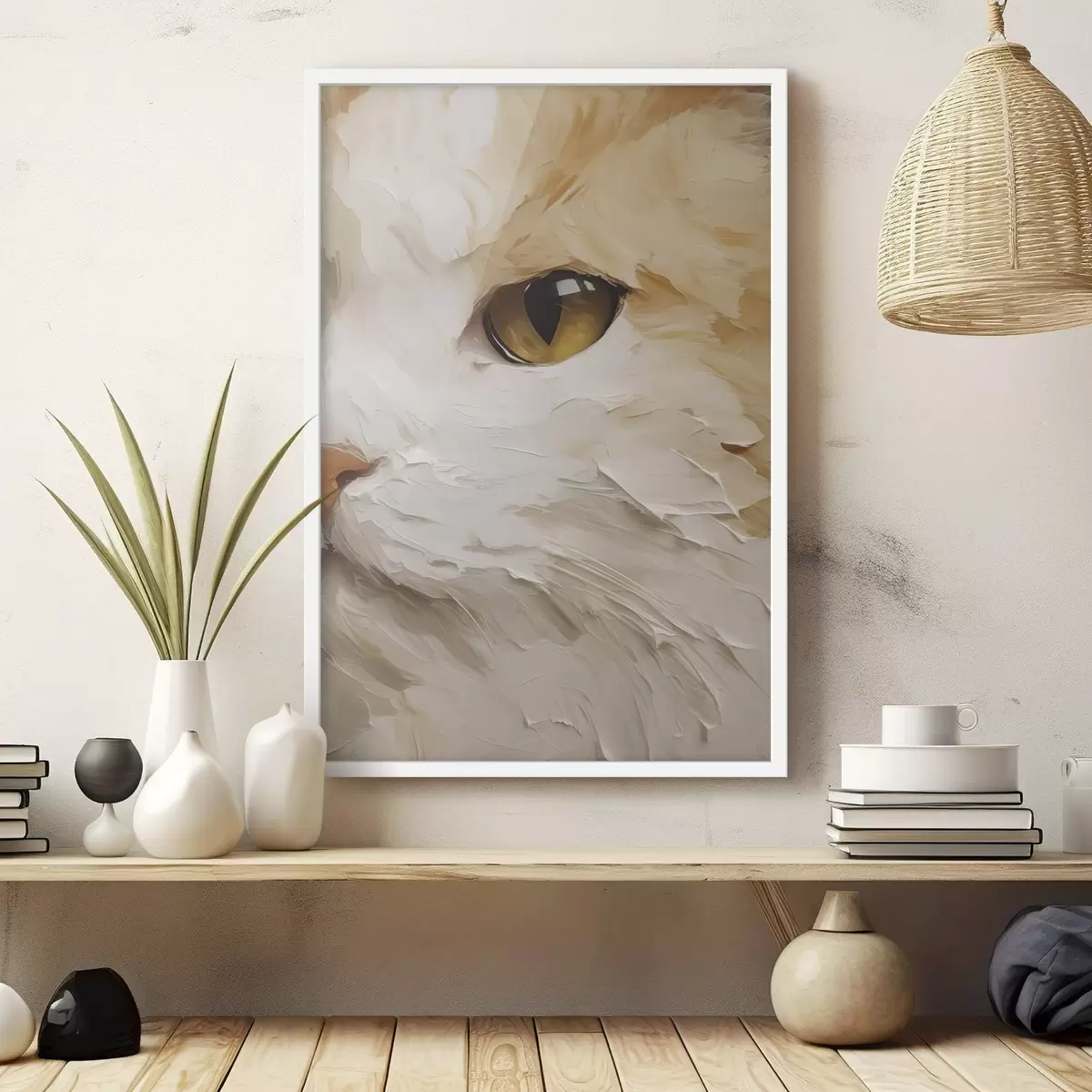 Plakat Kass, imitatsioonmaal f50988