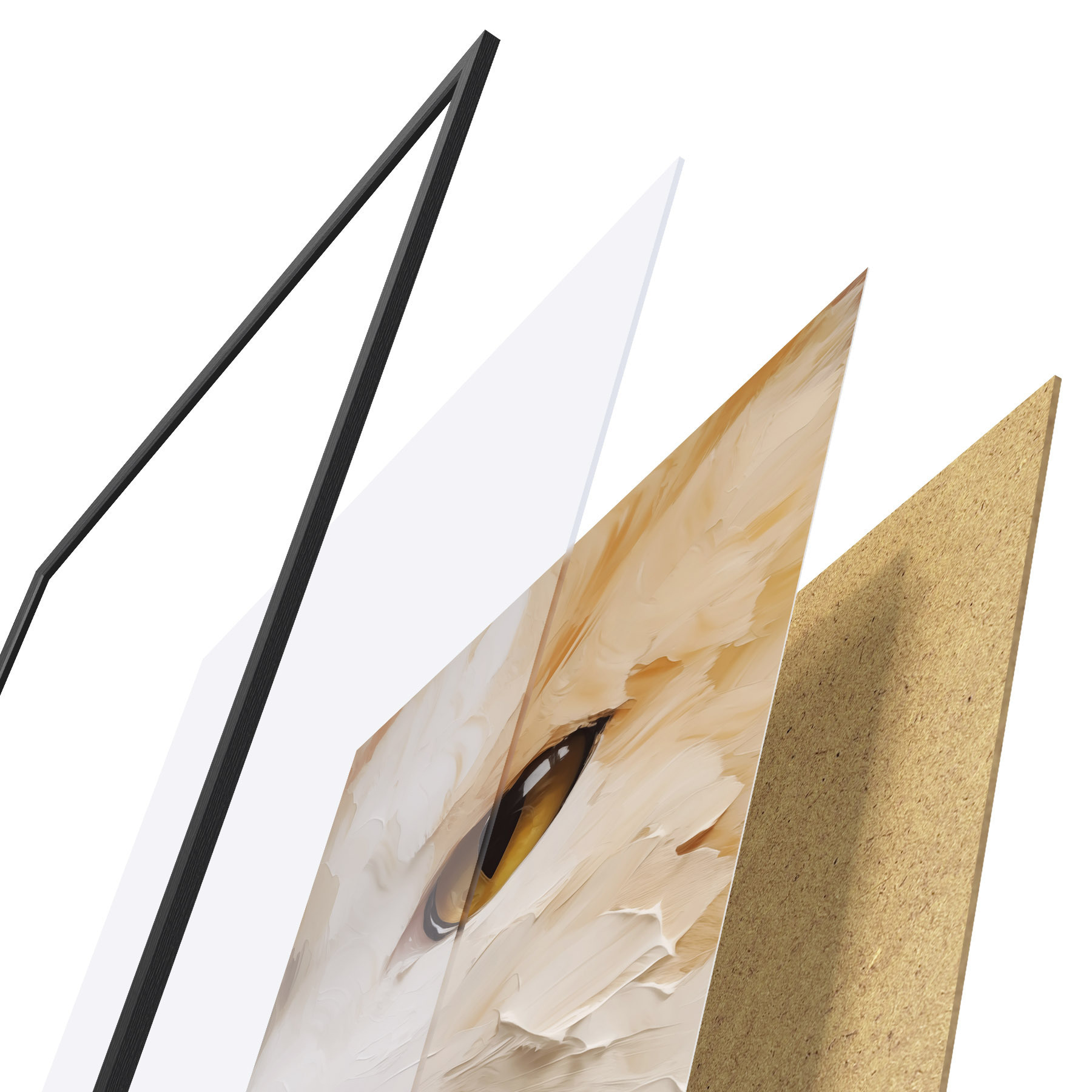 Plakat Kass, imitatsioonmaal f50988