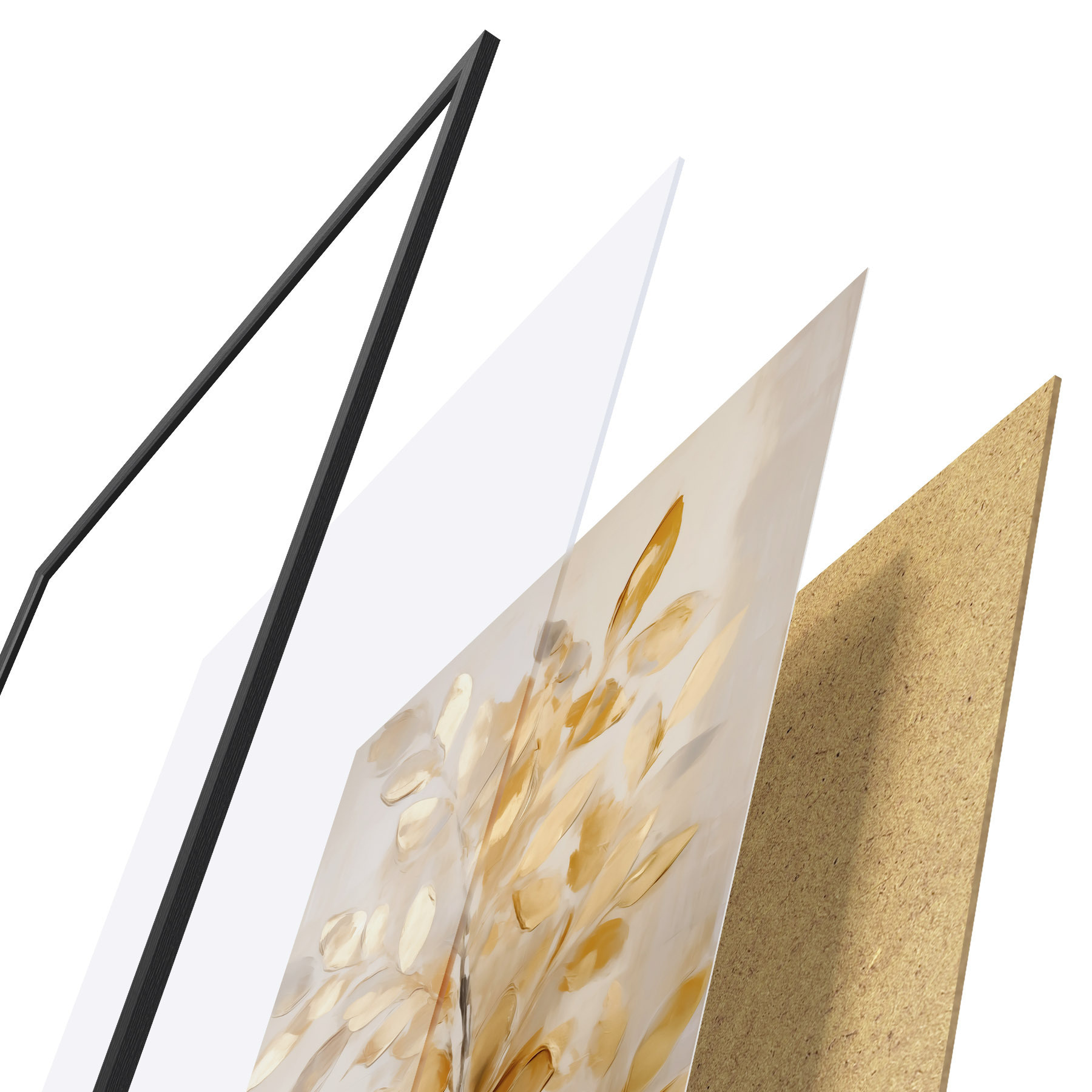 Plakat Lehed, imitatsioonimaal f50993