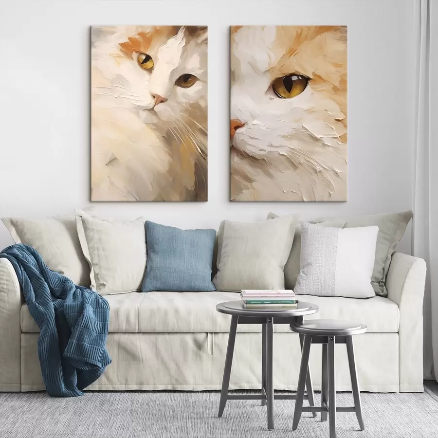 Fototapeedid Kass, imitatsioonmaal m31063