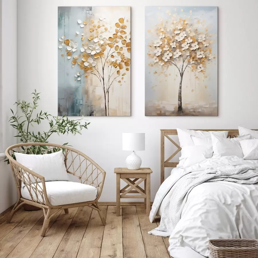 Fototapeedid Abstraktne puu, imitatsioonmaal m31065