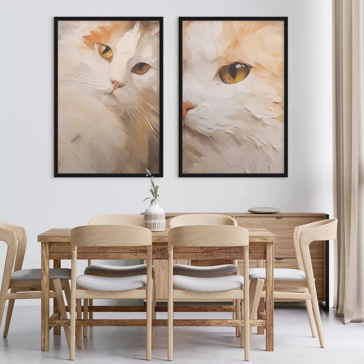 Plakat Kass, imitatsioonmaal d31063