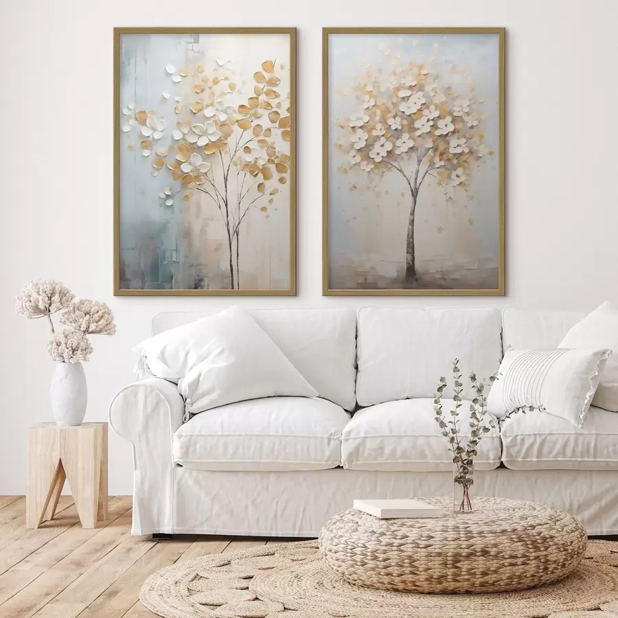 Fototapeedid Abstraktne puu, imitatsioonmaal d31065