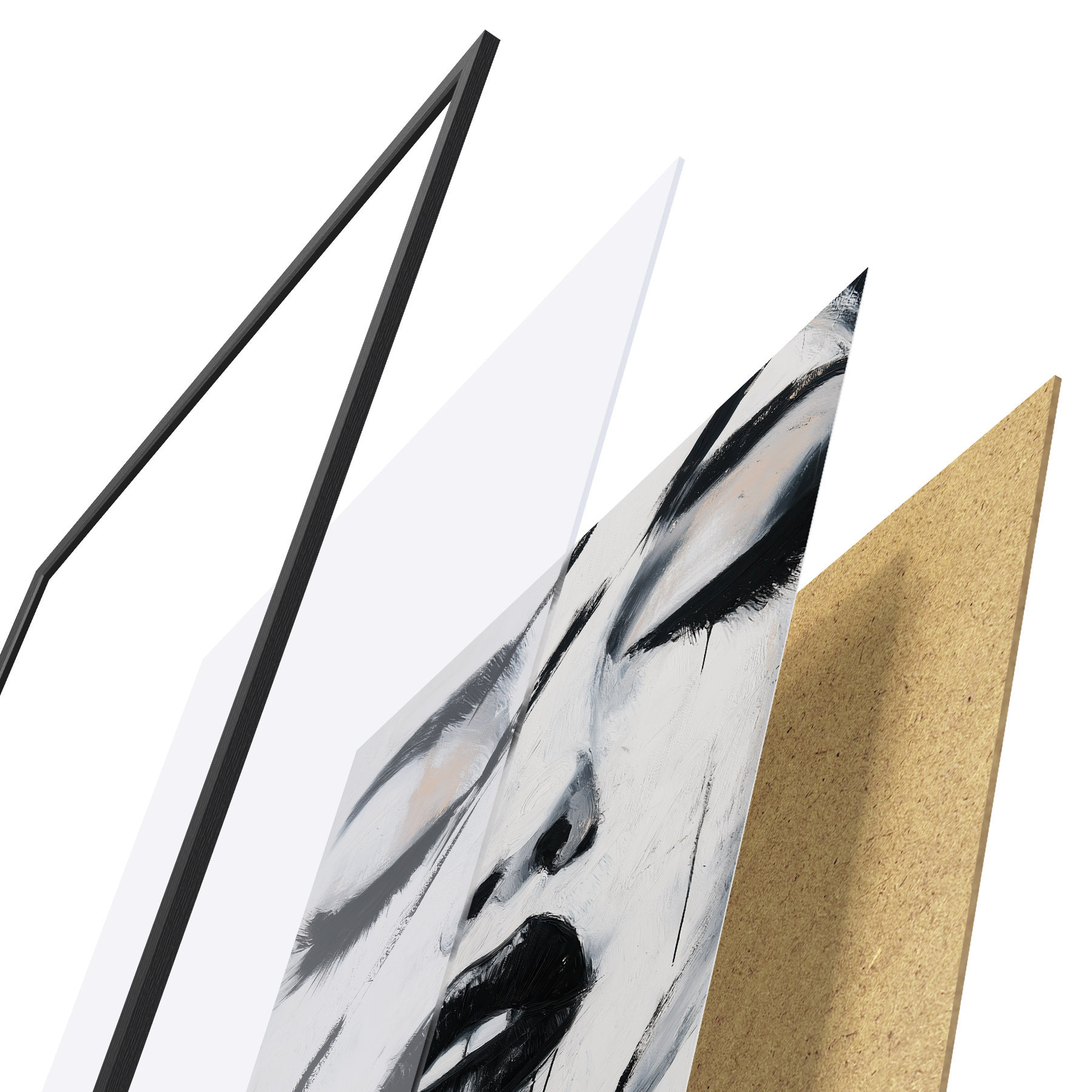 Plakat Abstraktsed naiste portreed d31068