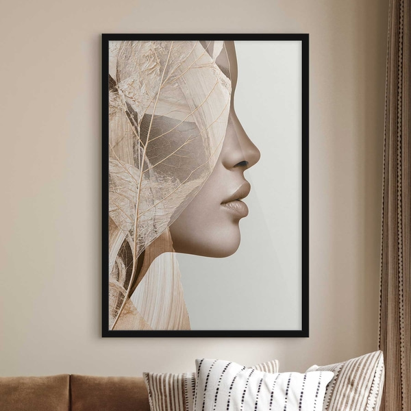 Plakatite Abstraktne naise portree, Plakatid Inimesed, f50865bk : Uwalls