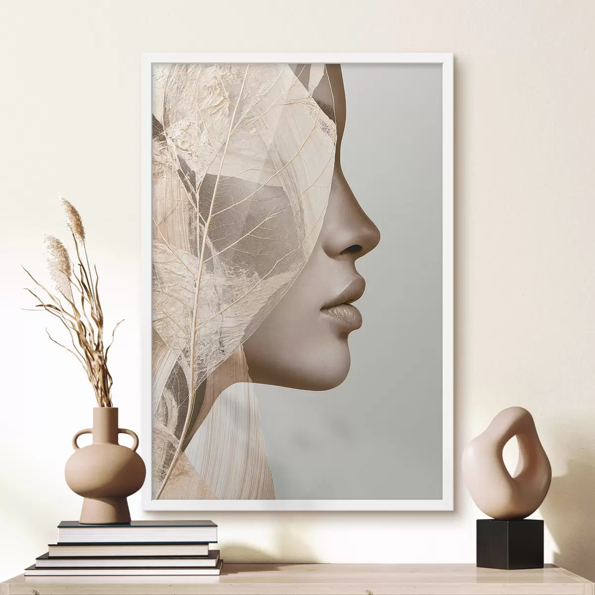 Plakat Abstraktne naise portree f50865