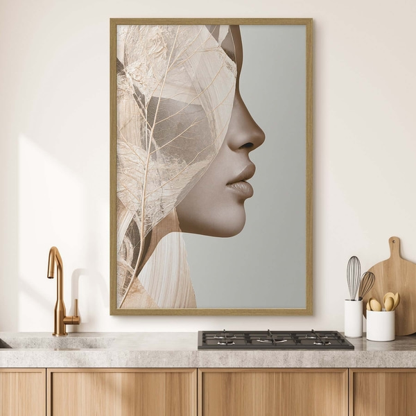 Plakatite Abstraktne naise portree, Plakatid Inimesed, f50865wo : Uwalls