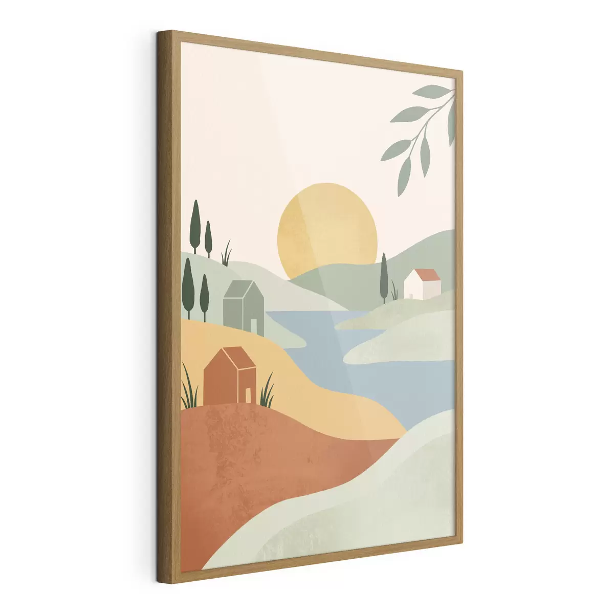 Plakat Rahulik maastik pehmetes toonides f50729