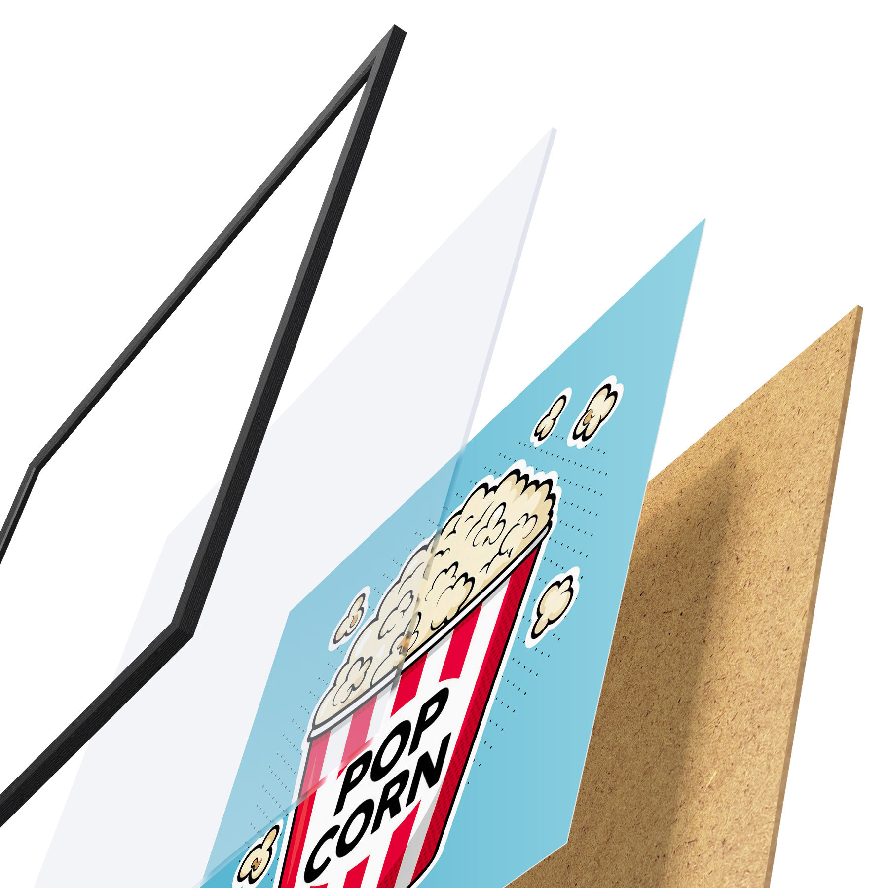 Plakat Suupisteaeg koos maitsva popkorniga f50791