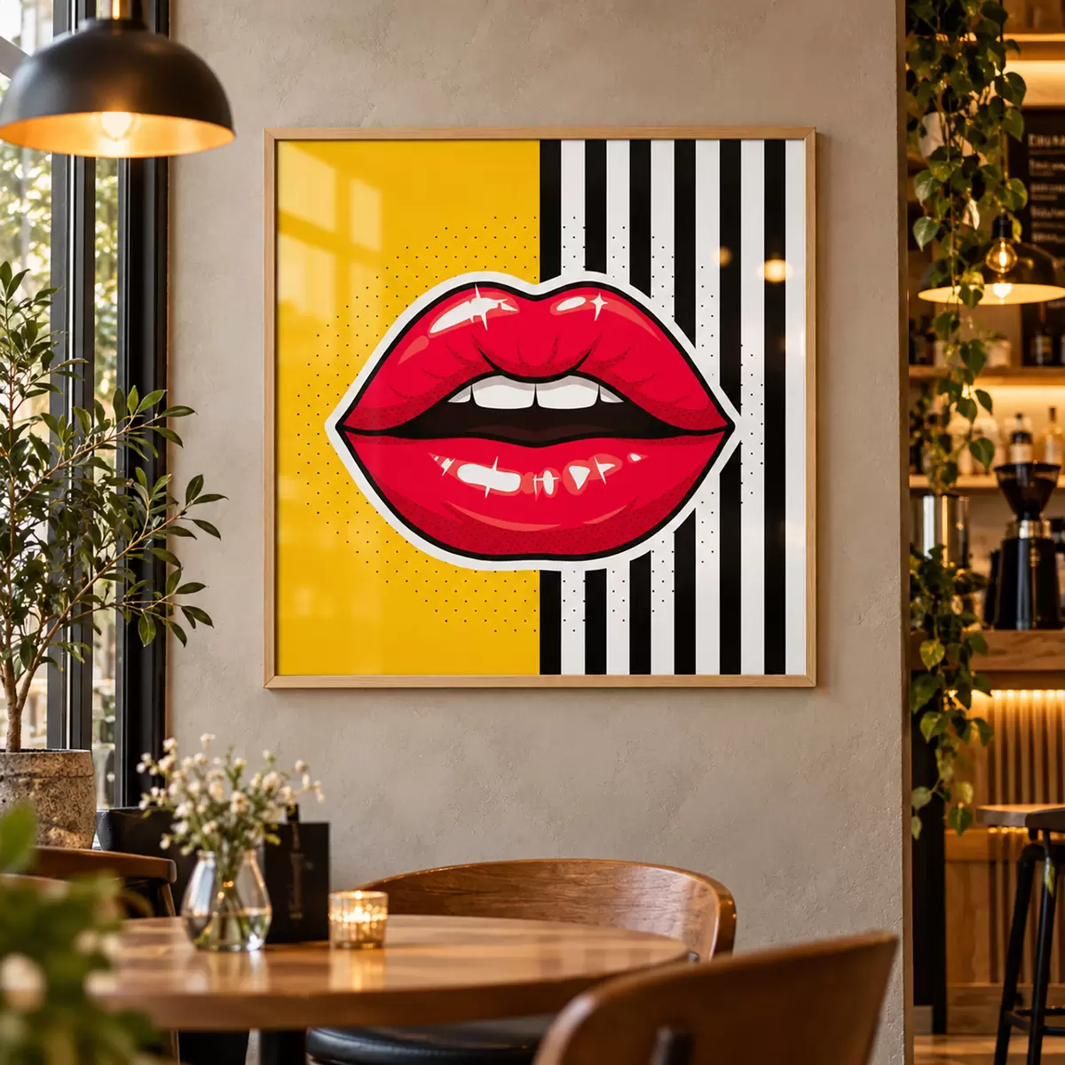 Plakat Julged huuled erksal taustal f50790