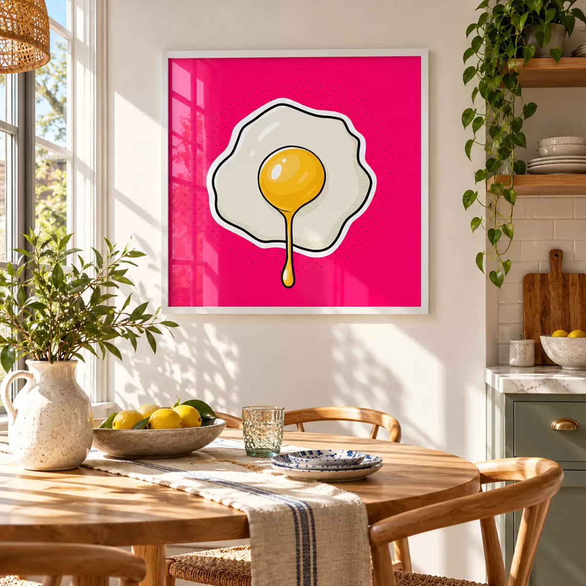 Plakat Hommikusöögi maiuspala – praetud muna f50788