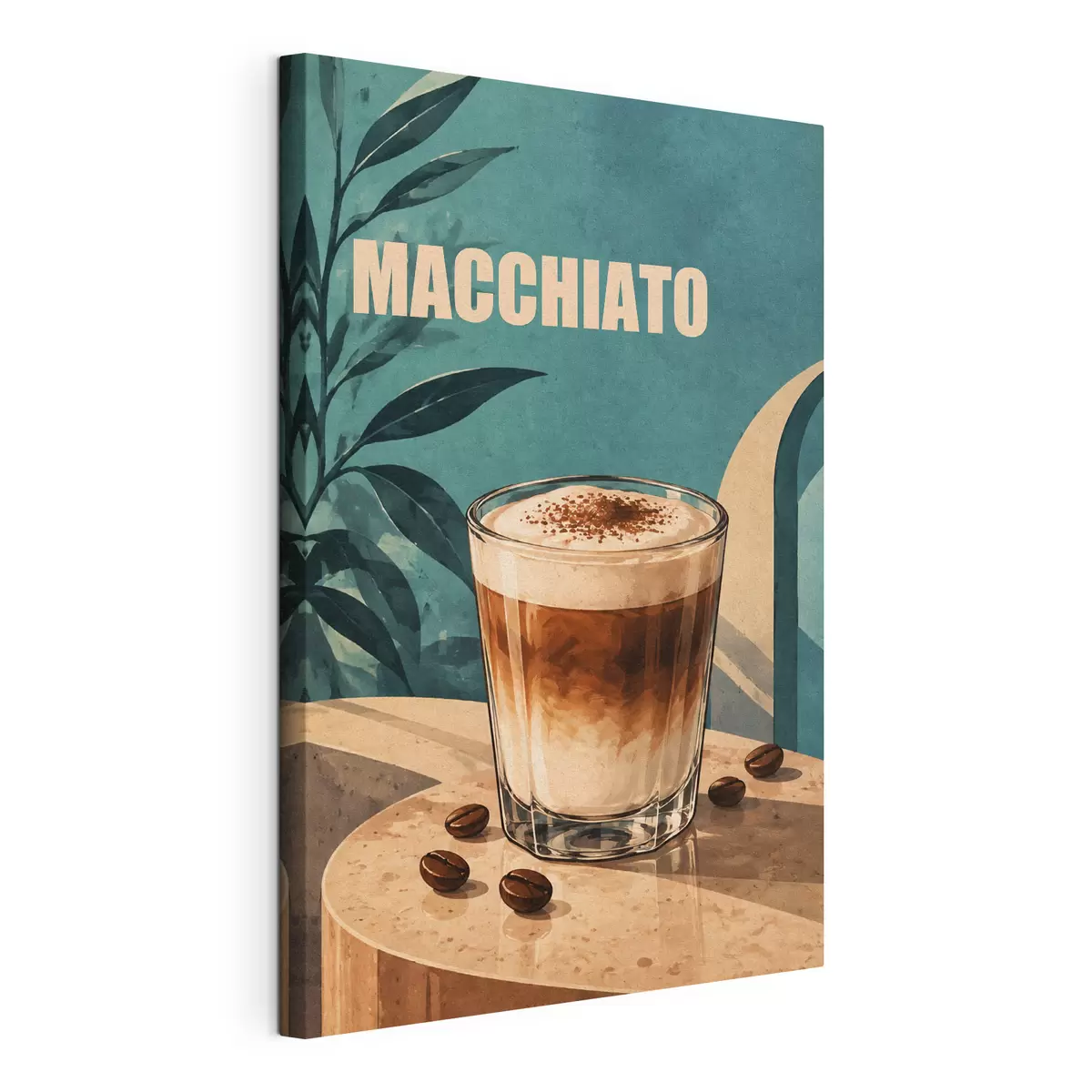 Pilt Maitsev macchiato päikesepaistelisel päeval s50875