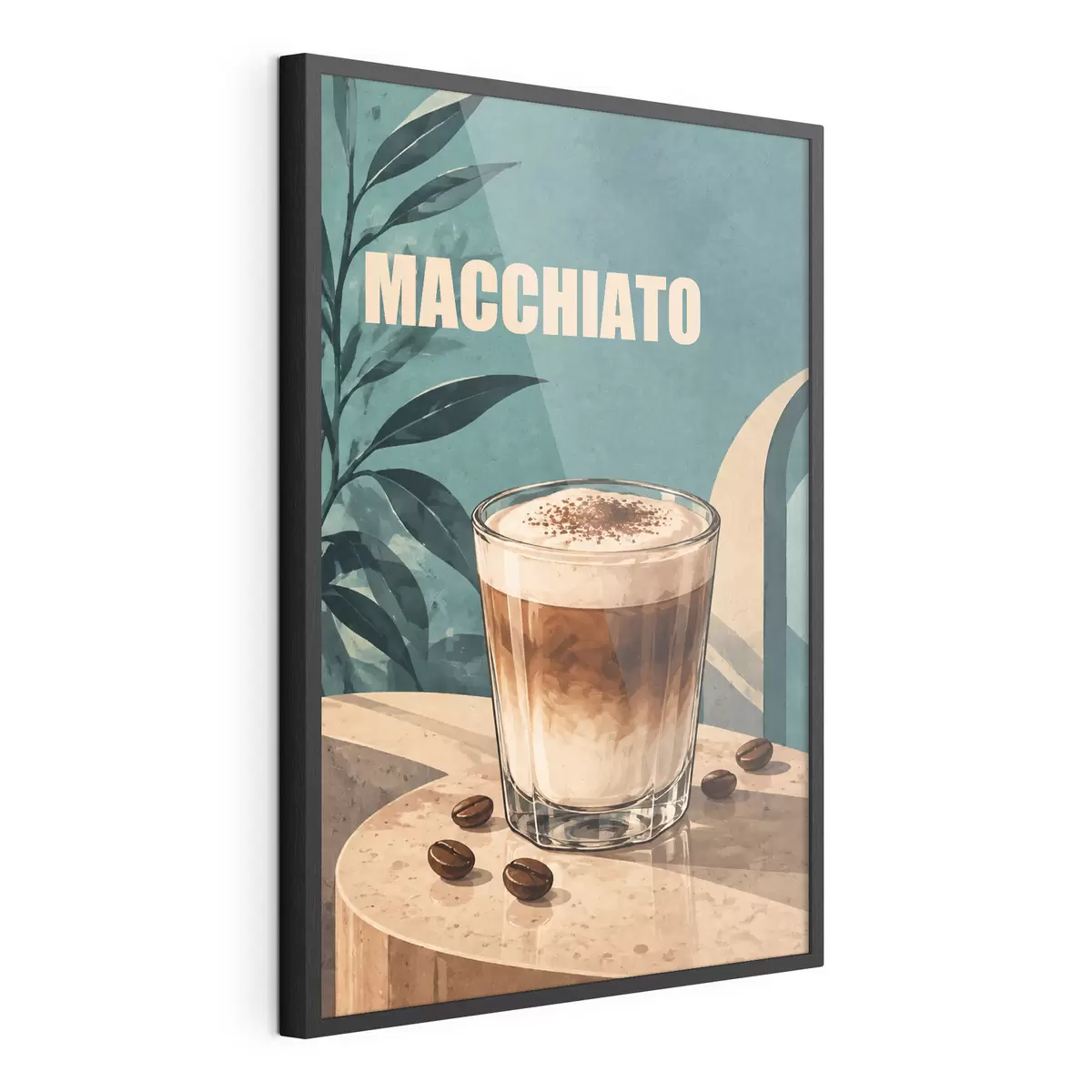 Plakat Maitsev macchiato klaasis f50875