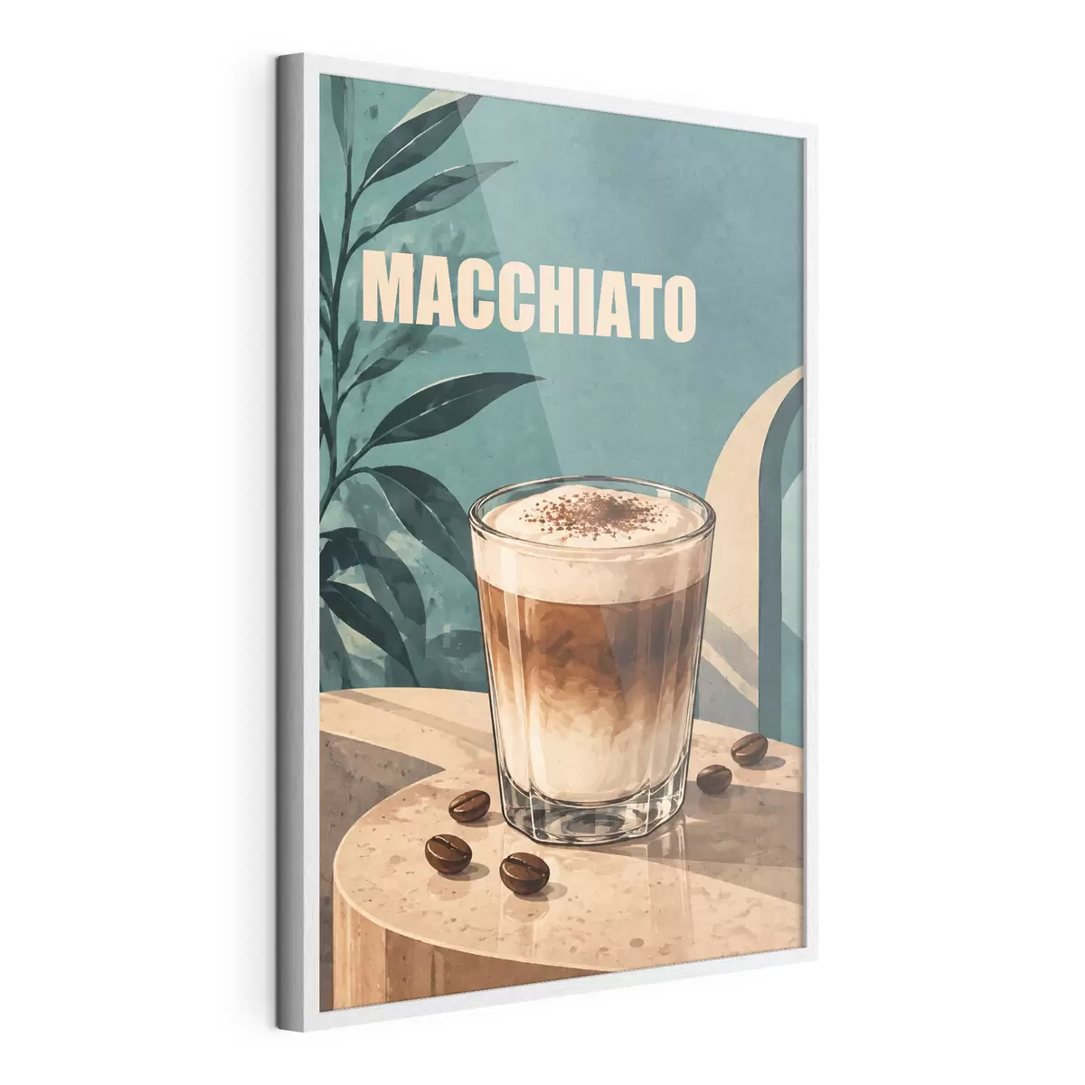 Plakat Maitsev macchiato klaasis f50875
