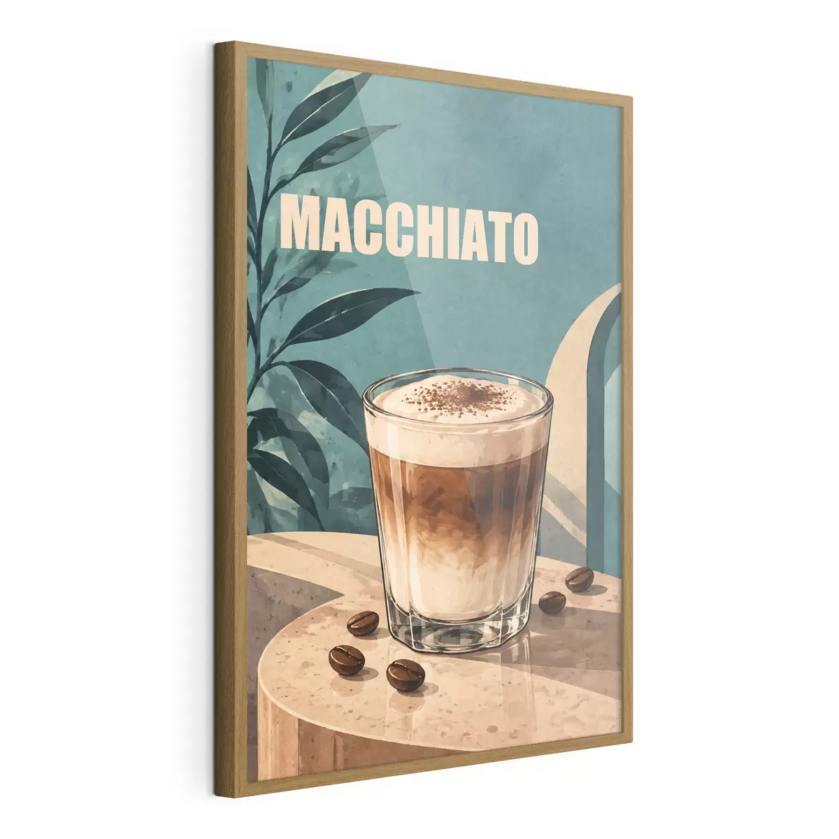 Plakat Maitsev macchiato klaasis f50875