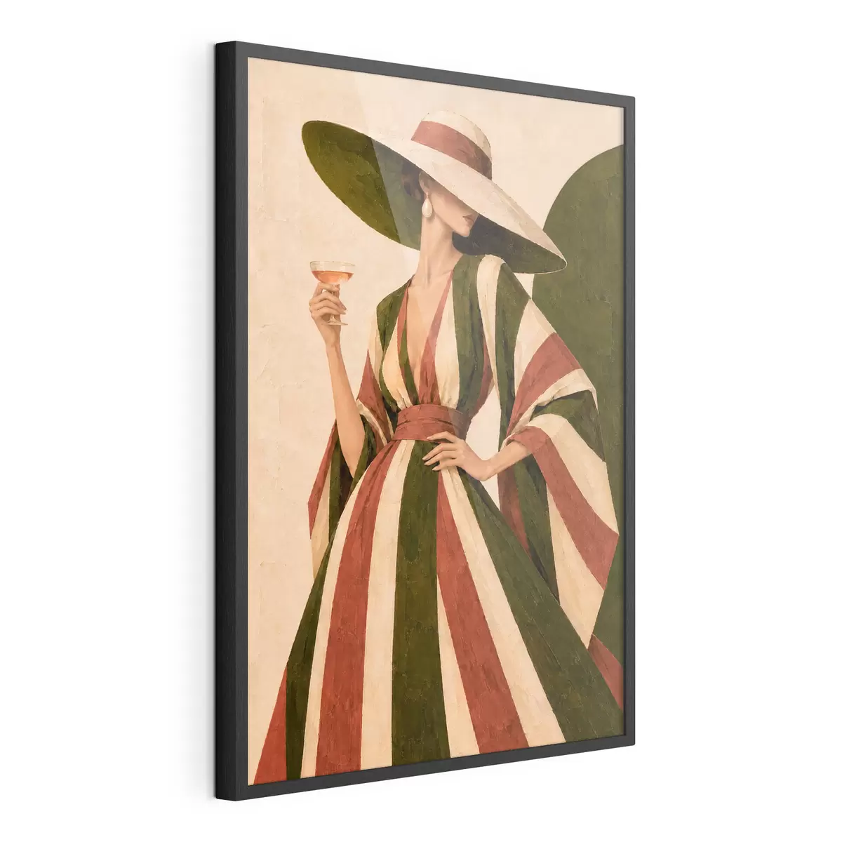 Plakat Elegantne stiil koos värskendava joogiga f50880