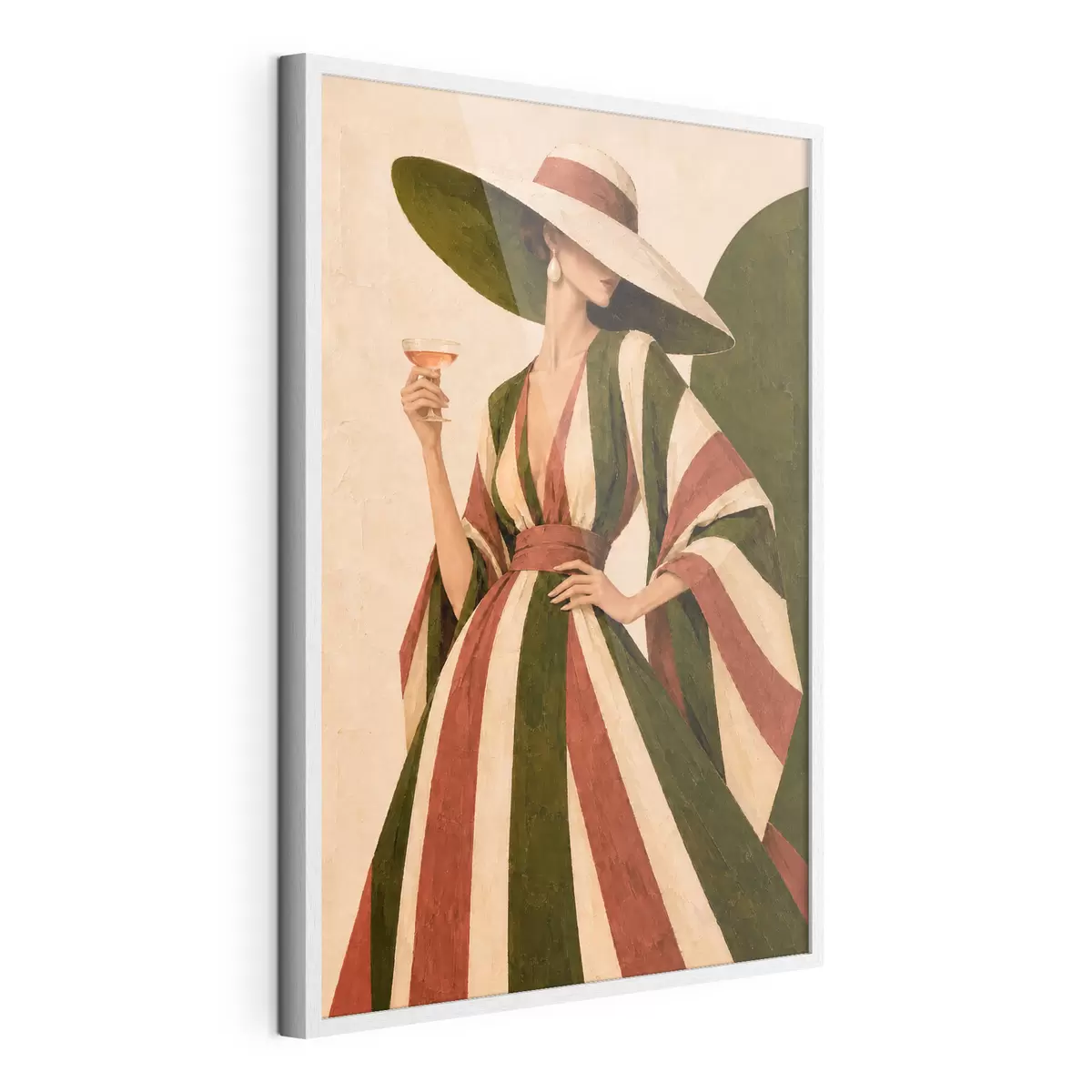 Plakat Elegantne stiil koos värskendava joogiga f50880