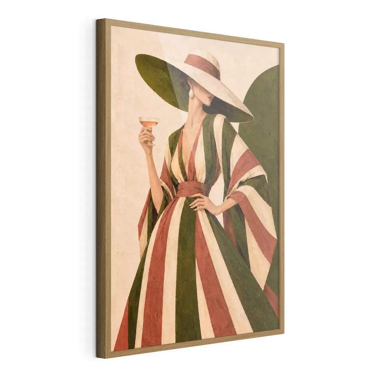 Plakat Elegantne stiil koos värskendava joogiga f50880