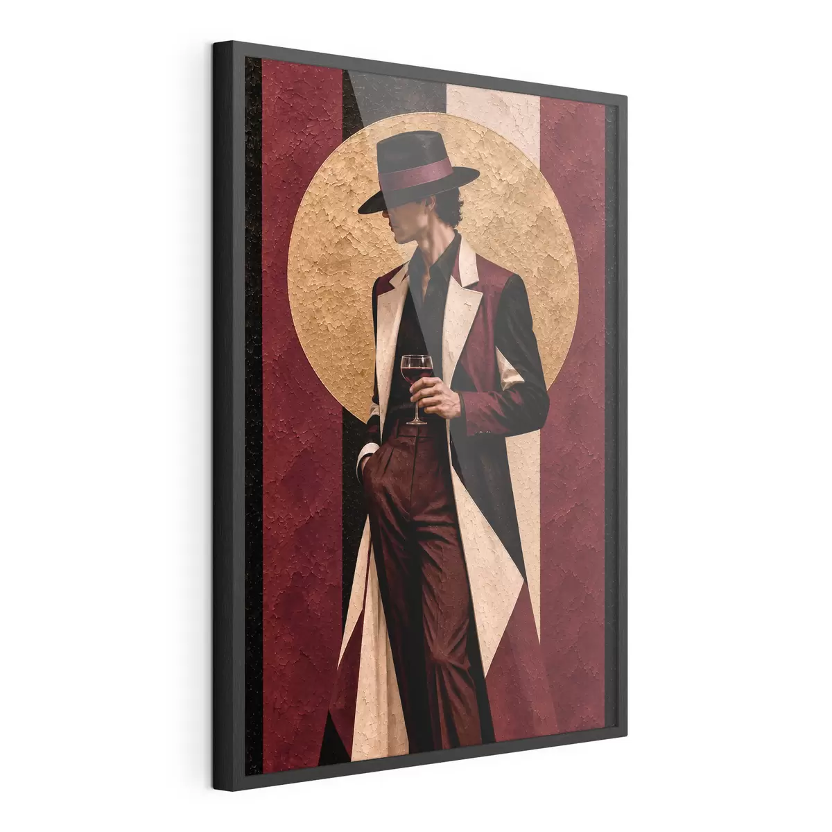 Plakat Šikk elegants koos vintage-hõnguga f50886