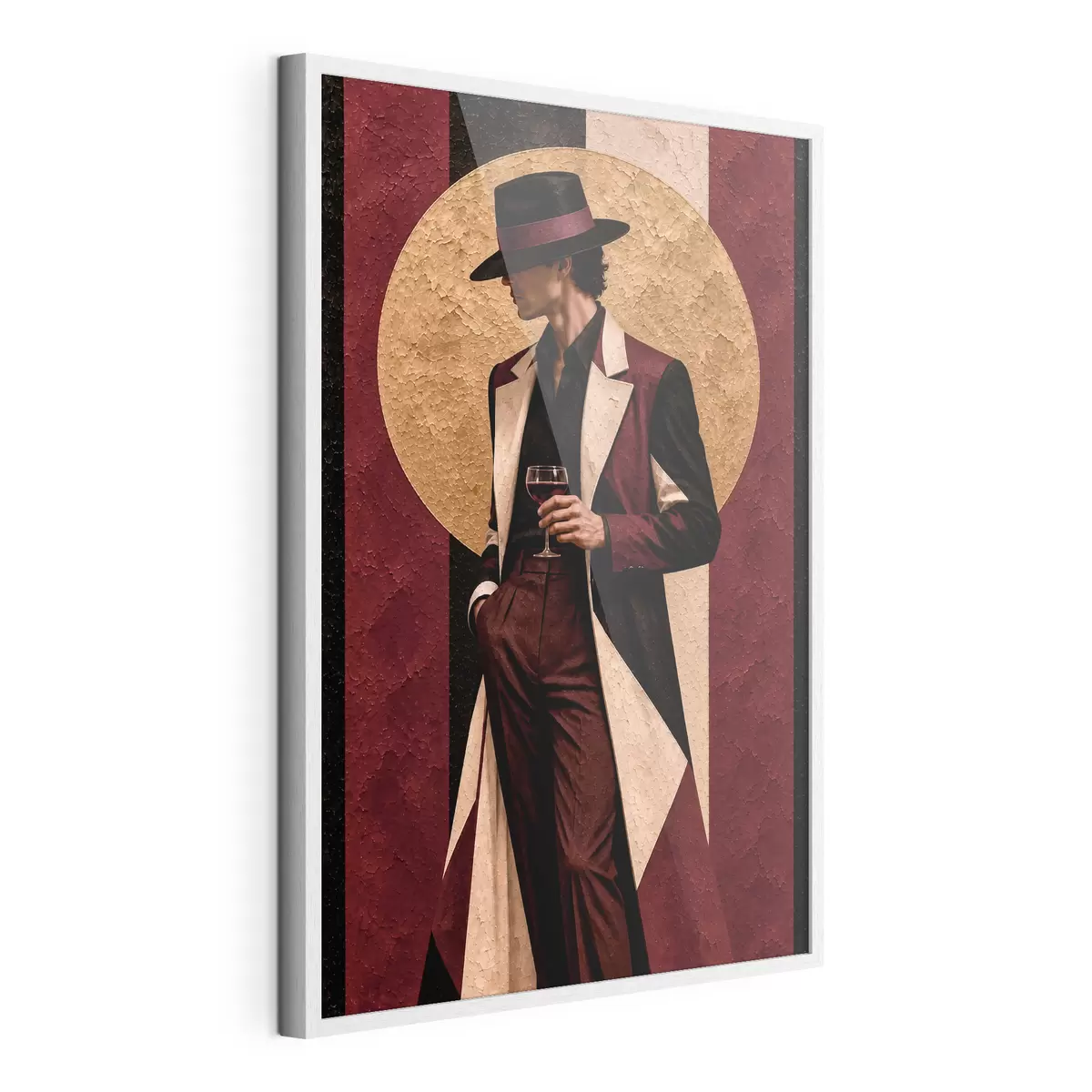 Plakat Šikk elegants koos vintage-hõnguga f50886