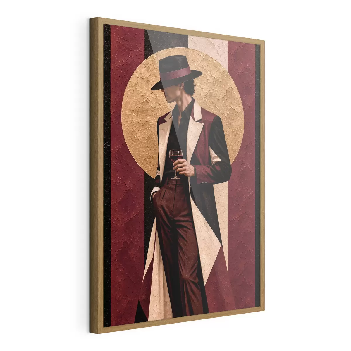 Plakat Šikk elegants koos vintage-hõnguga f50886