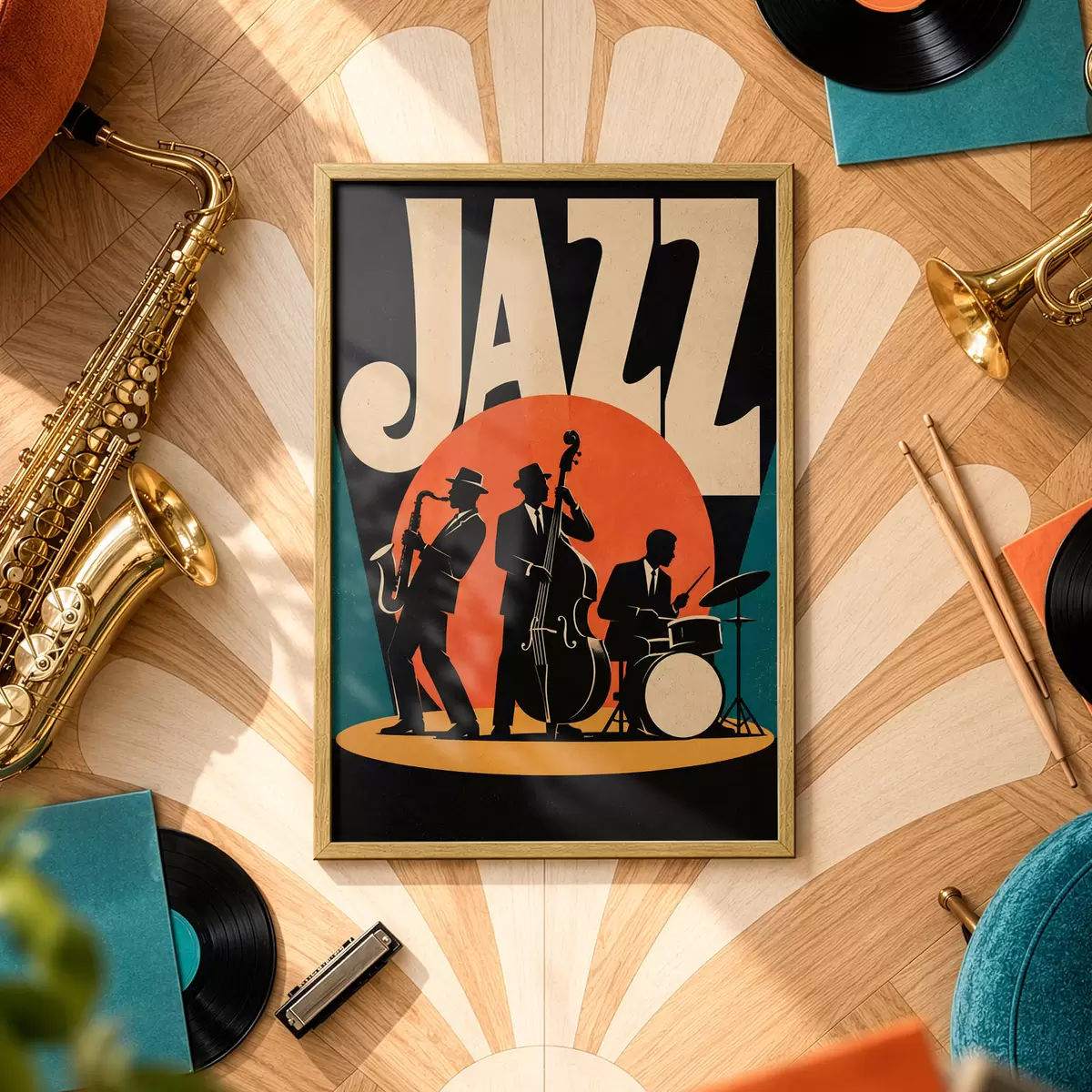 Plakat Elav jazz: rütm ja hing ühinevad f50921