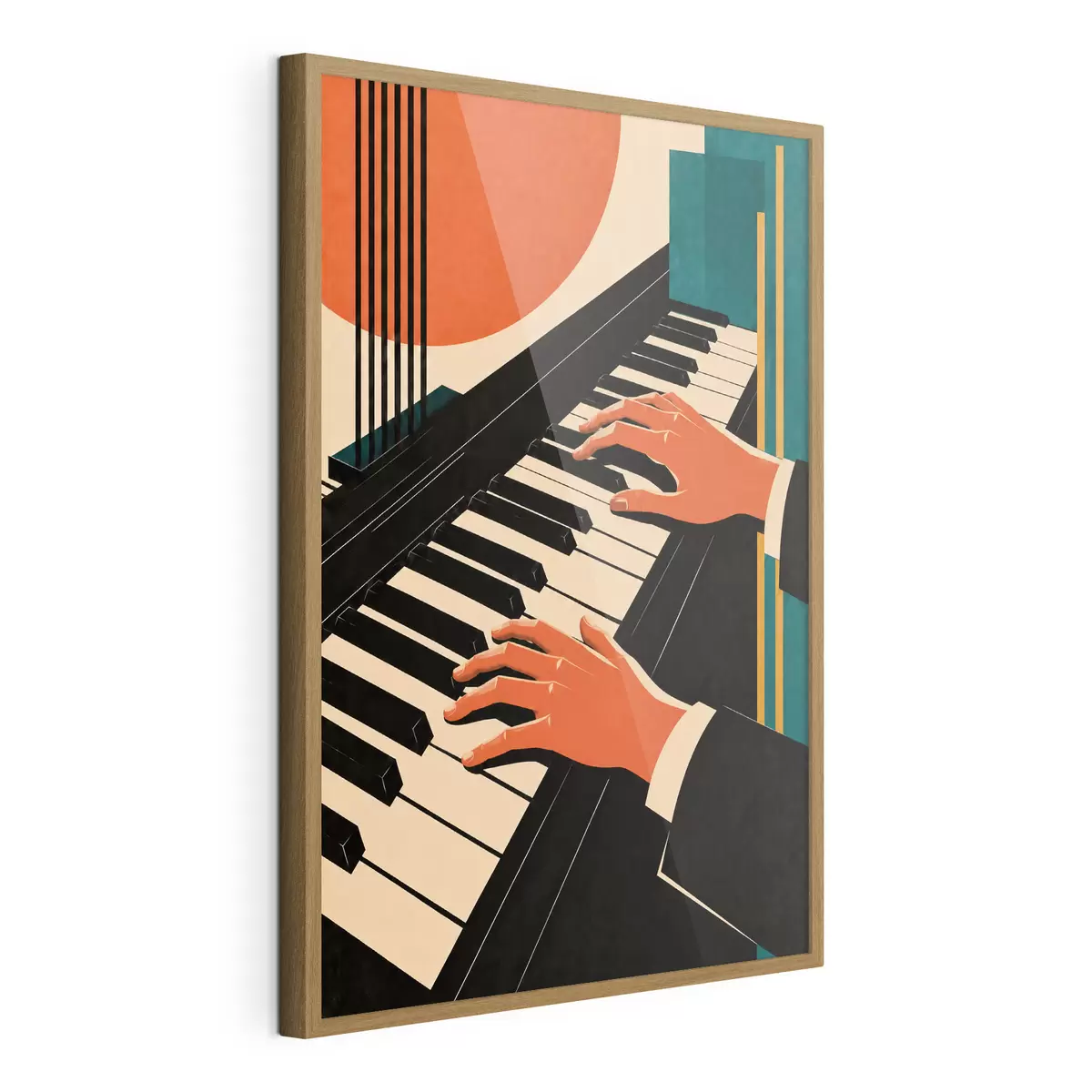 Plakat Meloodiate mängimine klaveriklahvidel f50922