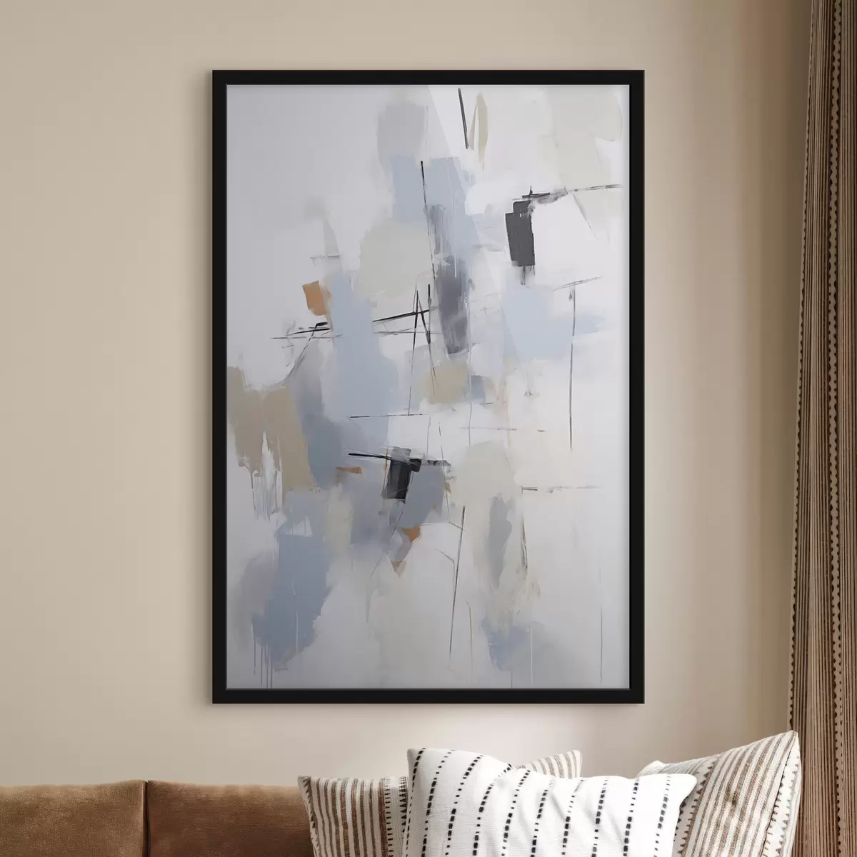 Plakat Kaootiline abstraktsioon, maalikunsti jäljendamine f51128