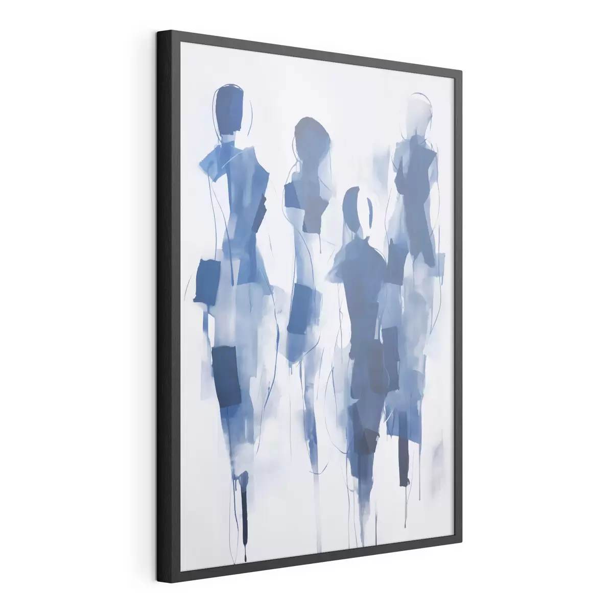 Plakat Abstraktsed siluetid, maalikunsti imitatsioon f51131