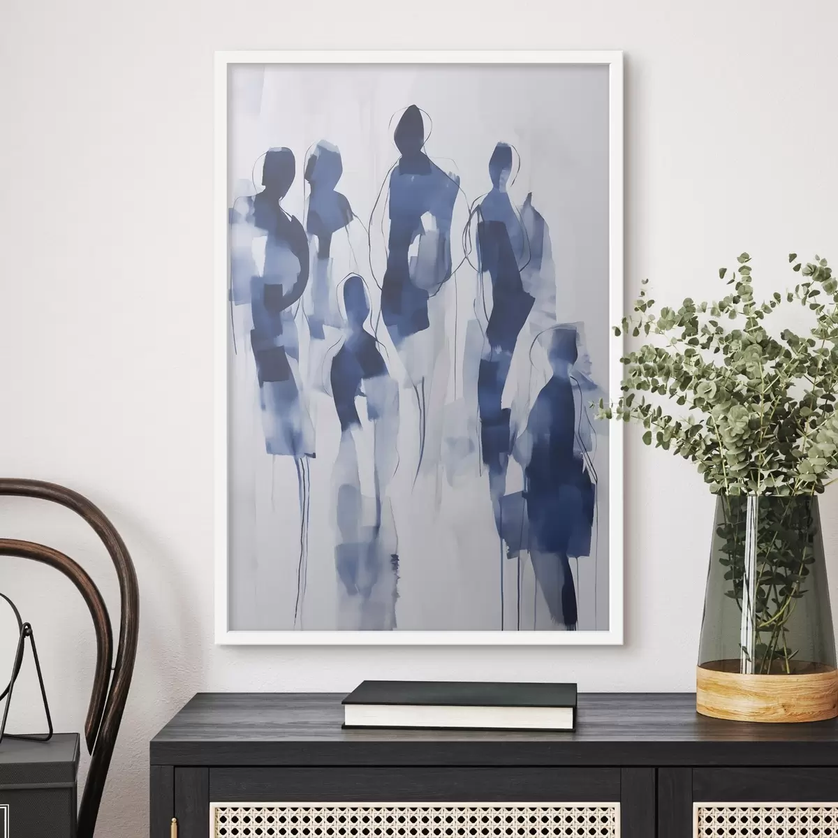 Plakat Siluetid, maalikunsti imitatsioon f51132