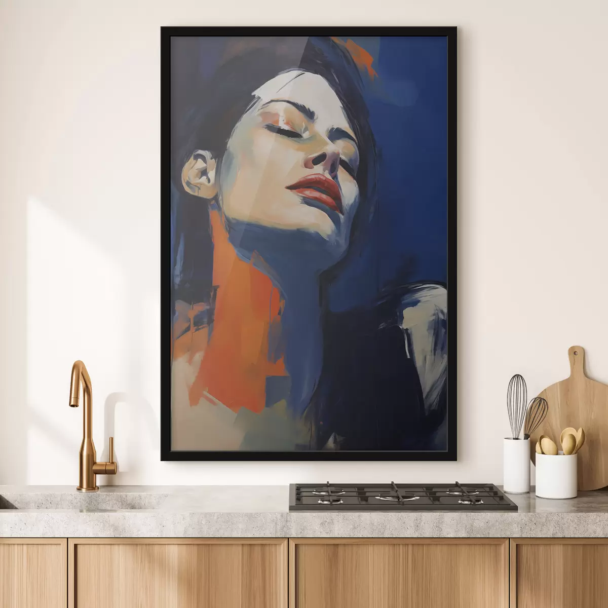 Plakat Magav tüdruk, maali imitatsioon f51140
