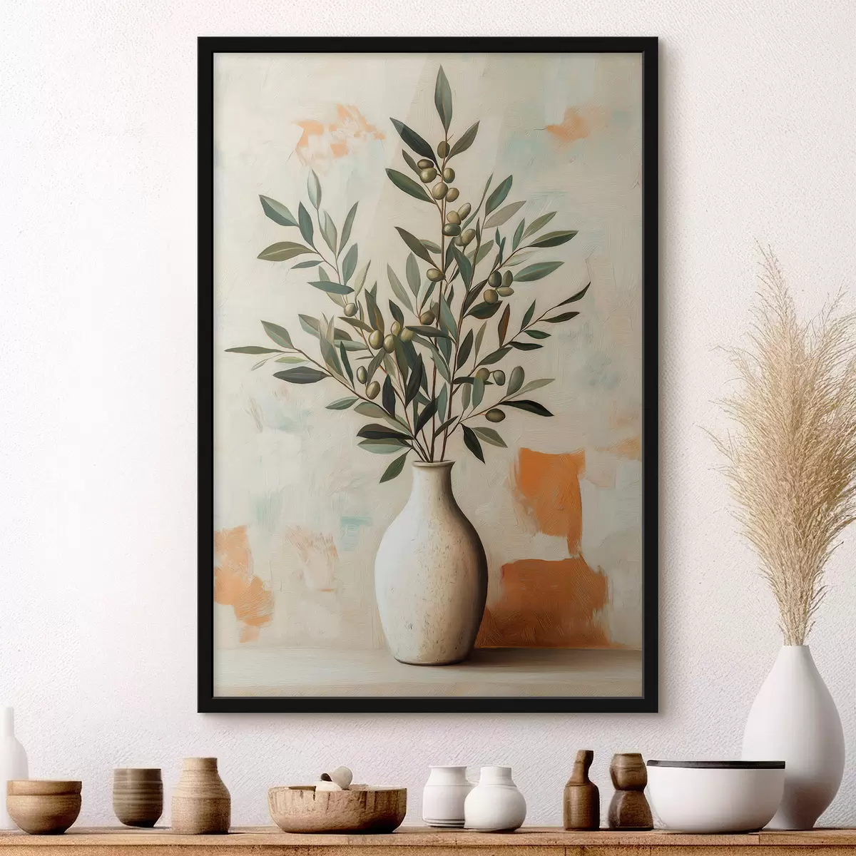 Plakat Oliivipuuoksad vaasis f51047