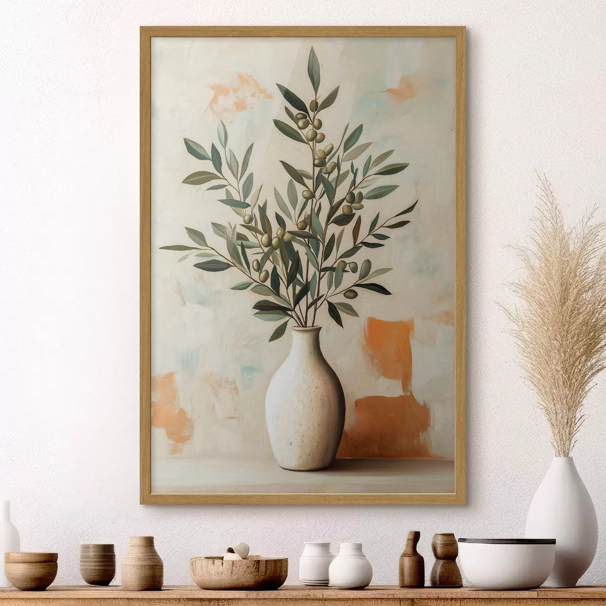 Plakat Oliivipuuoksad vaasis f51047