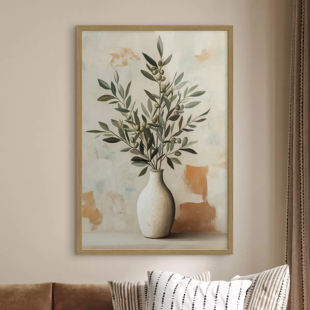 Plakat Oliivipuuoksad vaasis f51047