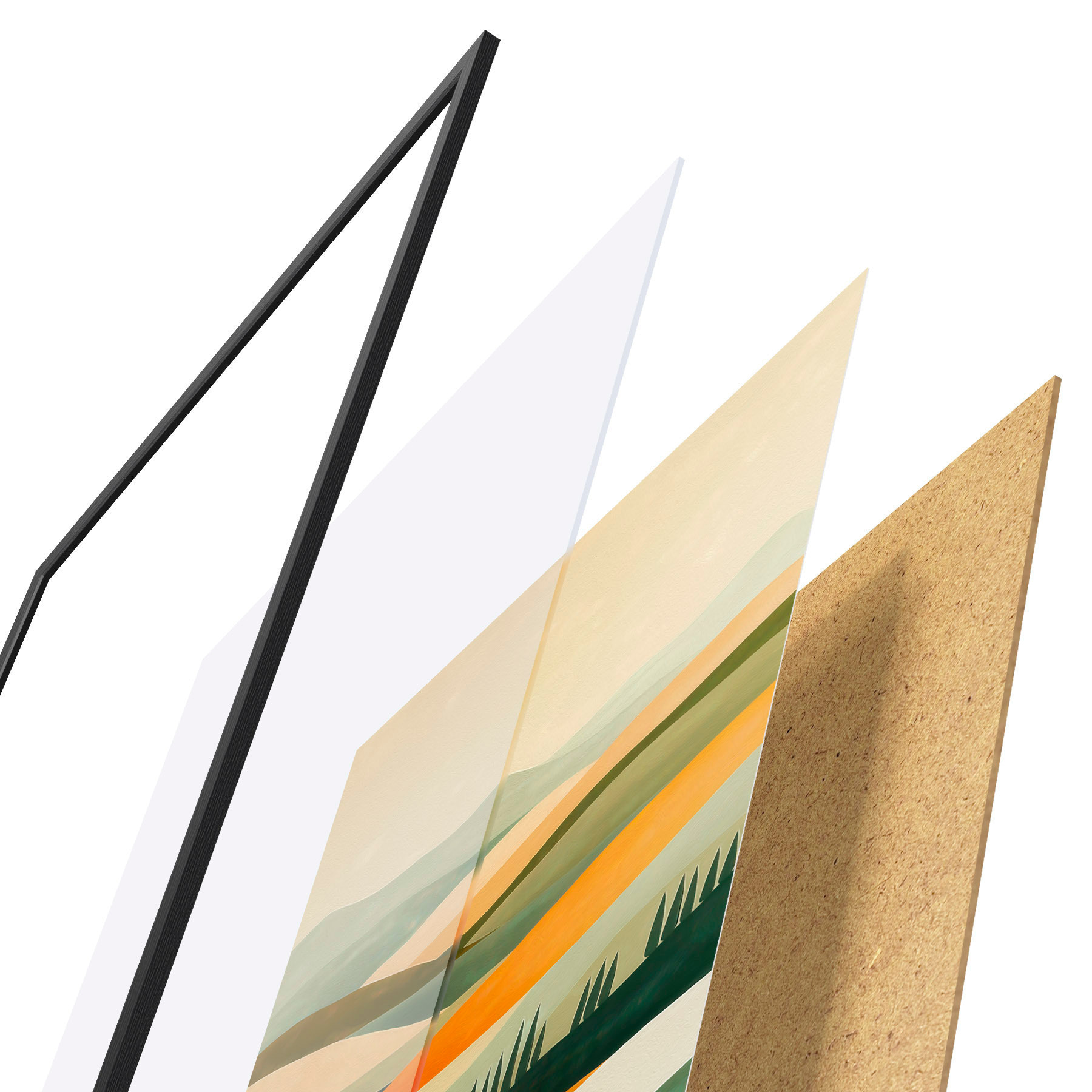 Plakat Värvikad mäed f51057