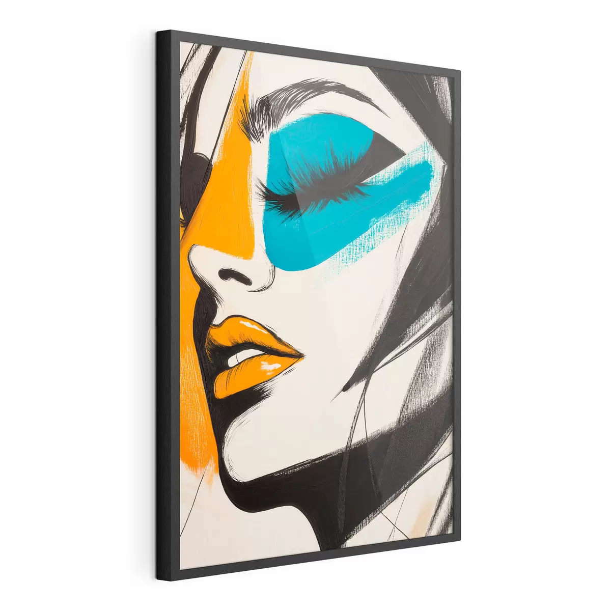 Plakat Näod maalil f51065