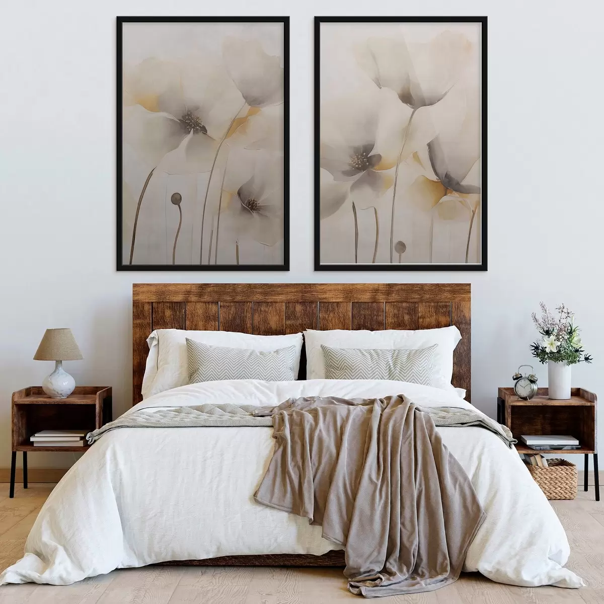 Plakat Õhulised moonid pastelltoonides d31090