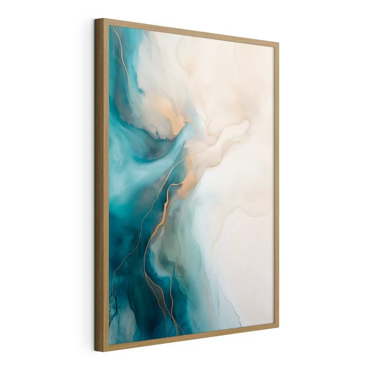 Plakat Azure ja Sand Marble Waves f51082
