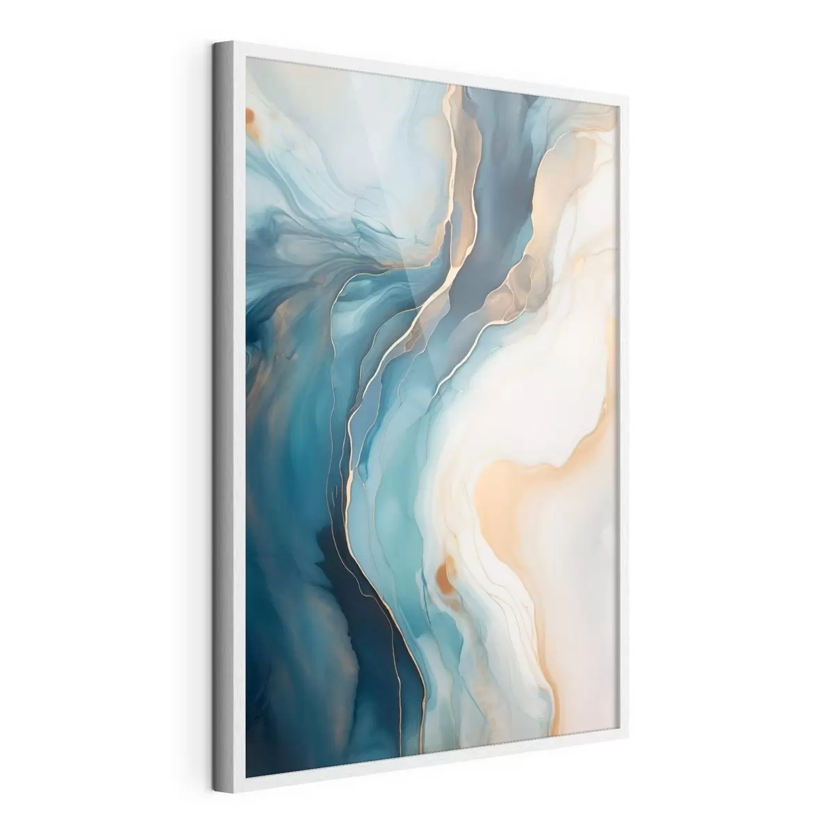 Plakat Smaragdroheline marmor merevaigukollaste soontega f51083