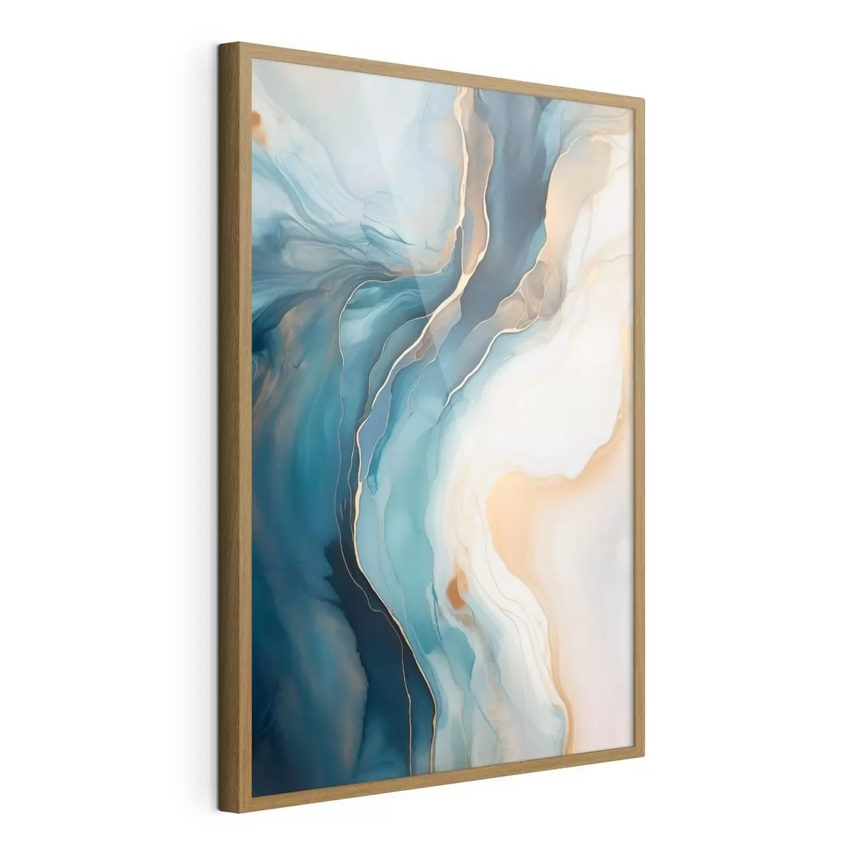Plakat Smaragdroheline marmor merevaigukollaste soontega f51083