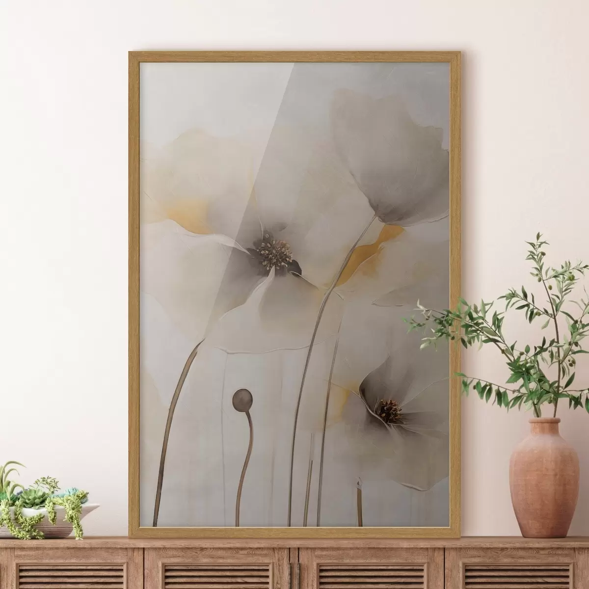 Plakat Õrnad moonid peenikestel varretel f51089