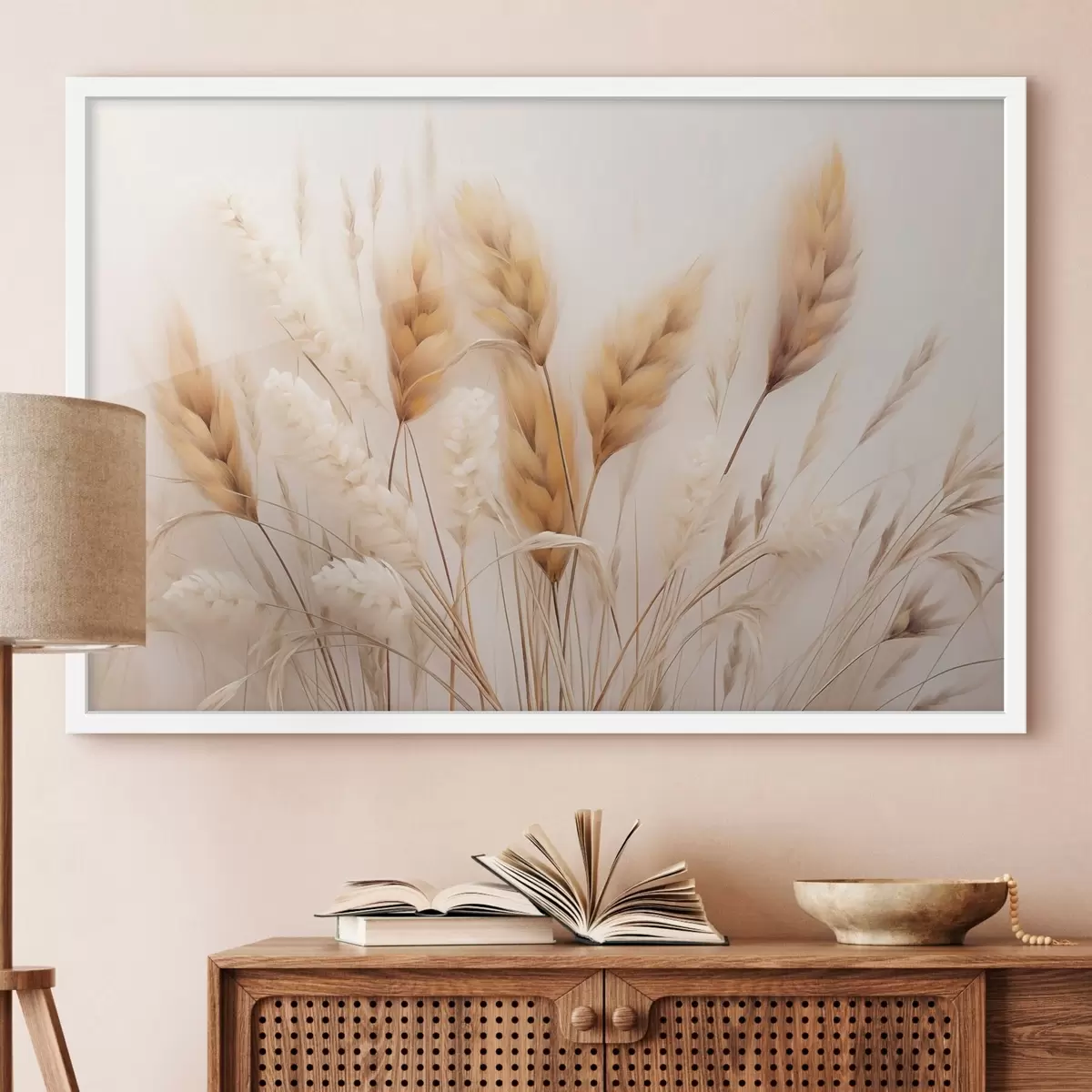 Plakat Puhvjas pampasrohi ökostiilis f51093